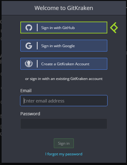 connect gitkraken to github